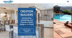 Desktop Screenshot of creationbuildersinc.com