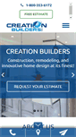 Mobile Screenshot of creationbuildersinc.com